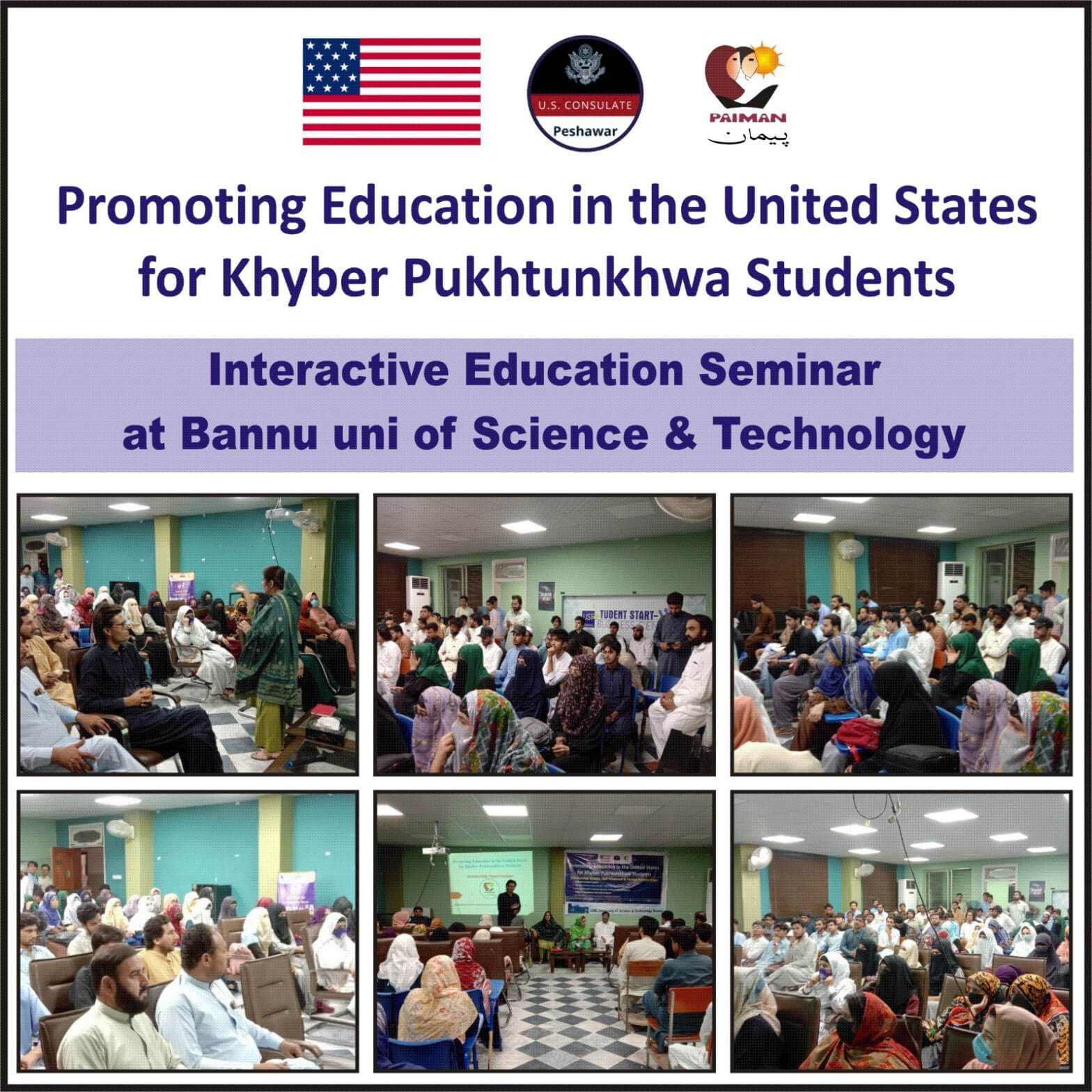 Bannu University of Science & Technology - Seminar on US Education Scholarships