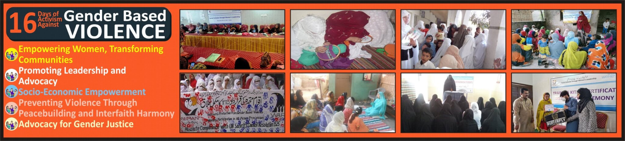 16days of activism Web Banner